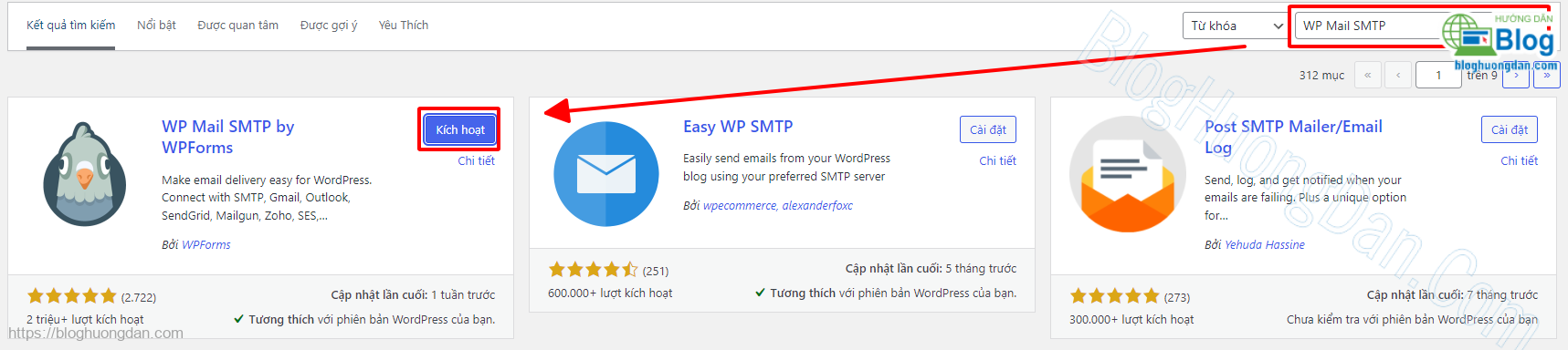 cấu hình gửi mail trong wordpress với plugin wp mail smtp 2329