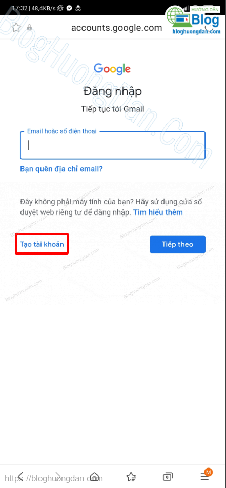 hướng dẫn tạo tài khoản gmail mới 2021 2071