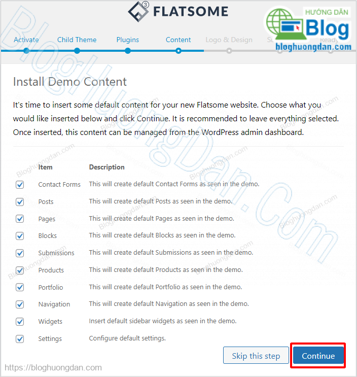 Hướng dẫn Cài Đặt Theme Flatsome Chi Tiết Từng Bước 44 Hướng dẫn Cài Đặt Theme Flatsome 1964