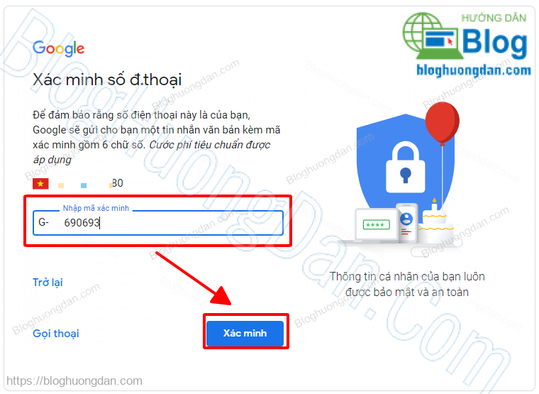 tạo tài khoản gmail 2011